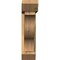 Ekena Millwork Funston Slat Rough Sawn Bracket w/ Offset Brace, Western Red Cedar, 6"W x 24"D x 24"H BKT0604X24X24FST06RWR - alternate 3